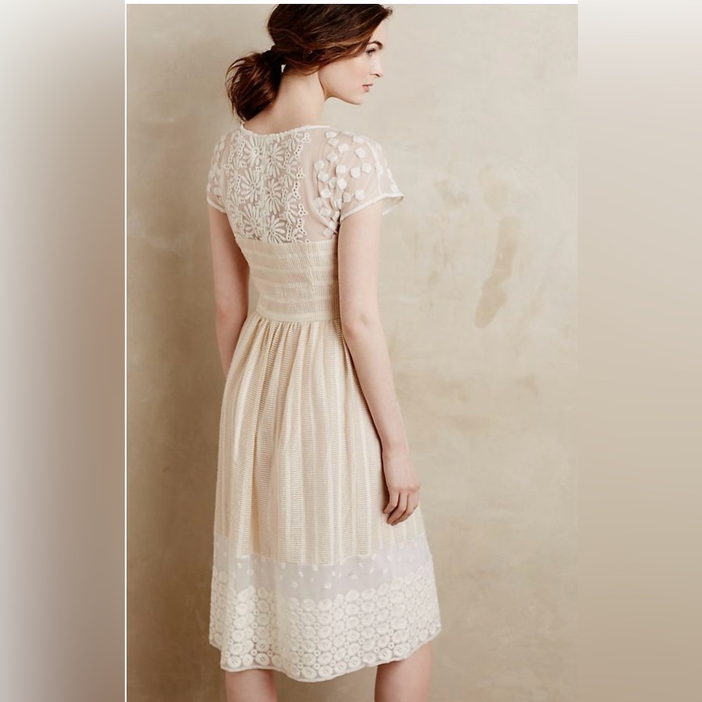 Moulinette Soeurs POEMA Cream Dress NWT - Picture 3 of 15